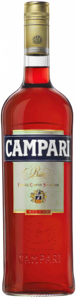 Campari Bitter 25% 1 l (čistá fľaša)