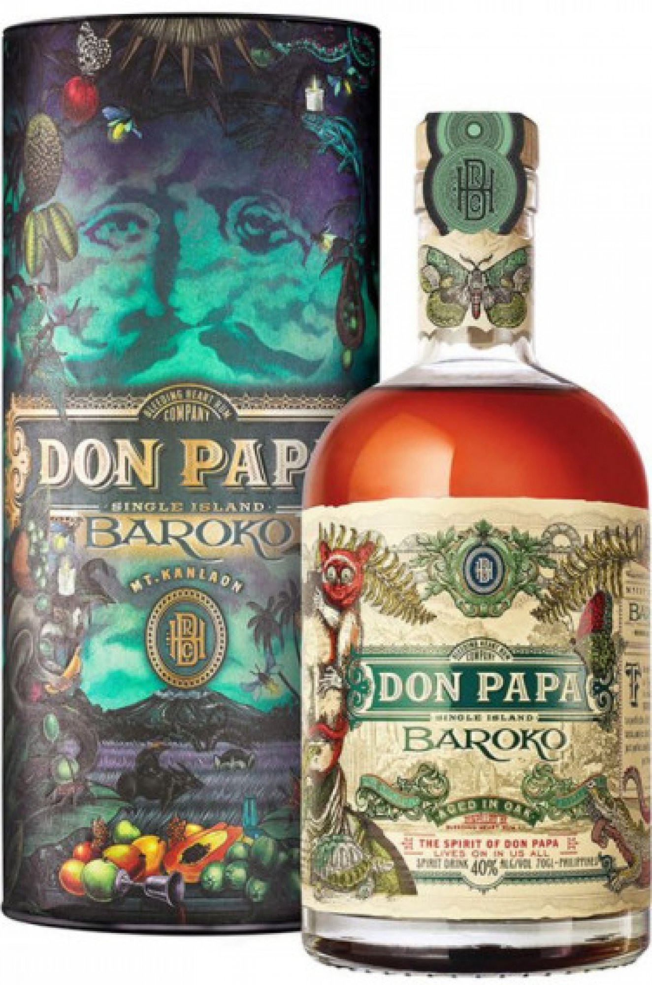 Don Papa Rum Baroko Harvest 40% 0,7 l (tuba)