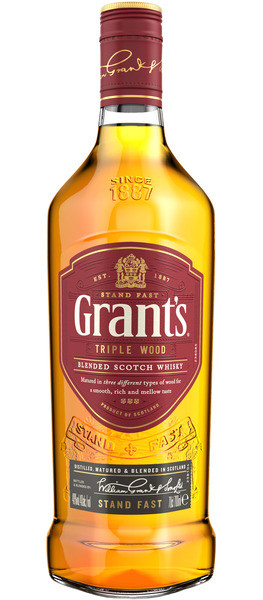 Grant´s Tripple Wood 40% 0,7 l (čistá fľaša)