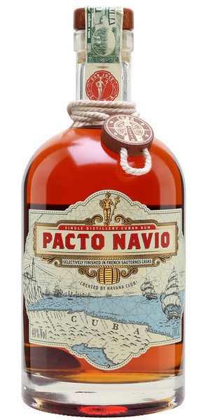 Havana Club Pacto Navio Rum 0,7 l (čistá fľaša)