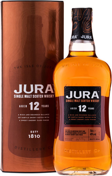 Isle of Jura 12y 40% 0,7 l (tuba)